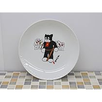 のらくろ陶器像 のらくろ 陶器製？人形 大 18．0cm 当時物 現状 詳細不明